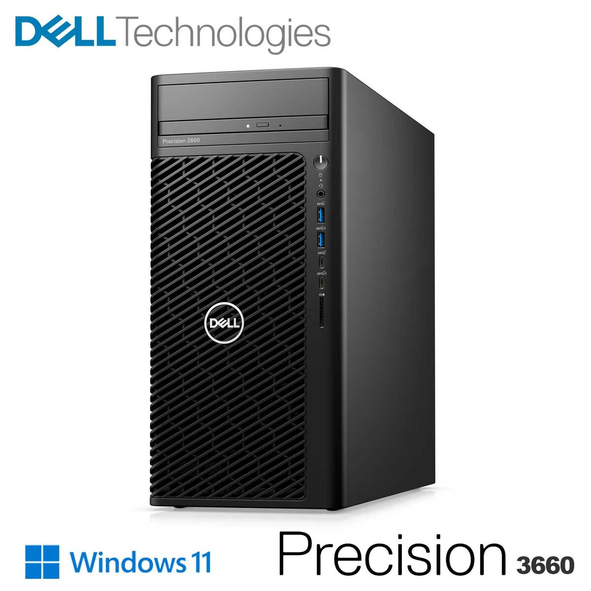 【新品 即納】Precision 3660 Towerワークステーション Core i7 13700 1TB SSD 16GBメモリ(修理保守終了日2027年1月26日)