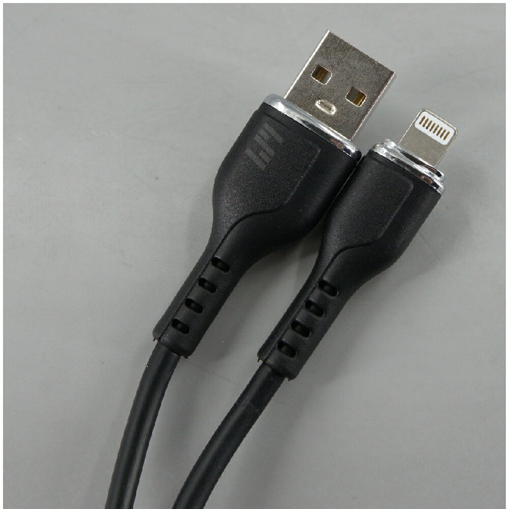 新品 USB充電ケーブル C-L515AL-BK TypeA → Lightning 最大電流：2.4A ケーブル長：1m カラー：ブラック【180日保証】