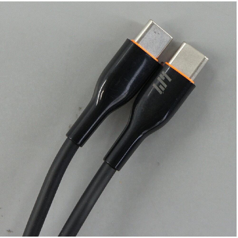 新品 USB充電ケーブル C-L737CC-BK TypeC → TypeC 最大電流：2.4A ケーブル長：1m カラー：ブラック【180日保証】