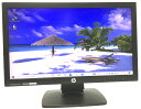 【中古美品】TF: hp ProDisplay P202 Monitor 20インチ非光沢パネル HD 1600x900ドット DisplayPort/アナログRGB入力 ノングレア ディスプレイ【3ケ月保証】