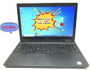 【送料無料】NT: 高速SSD Dell LATITUDE 5580 Windows10 Pro 64bit 第7世代 CORE i7-7600U 2.80GHz メモリー16GB SSD 512GB 無線LAN Office 付き HDMI テンキー 内蔵カメラ A4サイズ 15インチ ノートパソコン【中古】【在宅勤務】【テレワーク】【3ケ月保証】