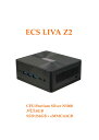 【中古】ECS(イーシーエス) 小型デスクトップパソコンLIVAZ2 Pentium Silver N5000 1.1GH /メモリ8GB/SSD 256GB /eMMC 64GB/ 有線/無線LAN対応 OS済 Windows 11 ＆＆おまけ付き（中古USB式キーボートとマウス）ミニPC本体