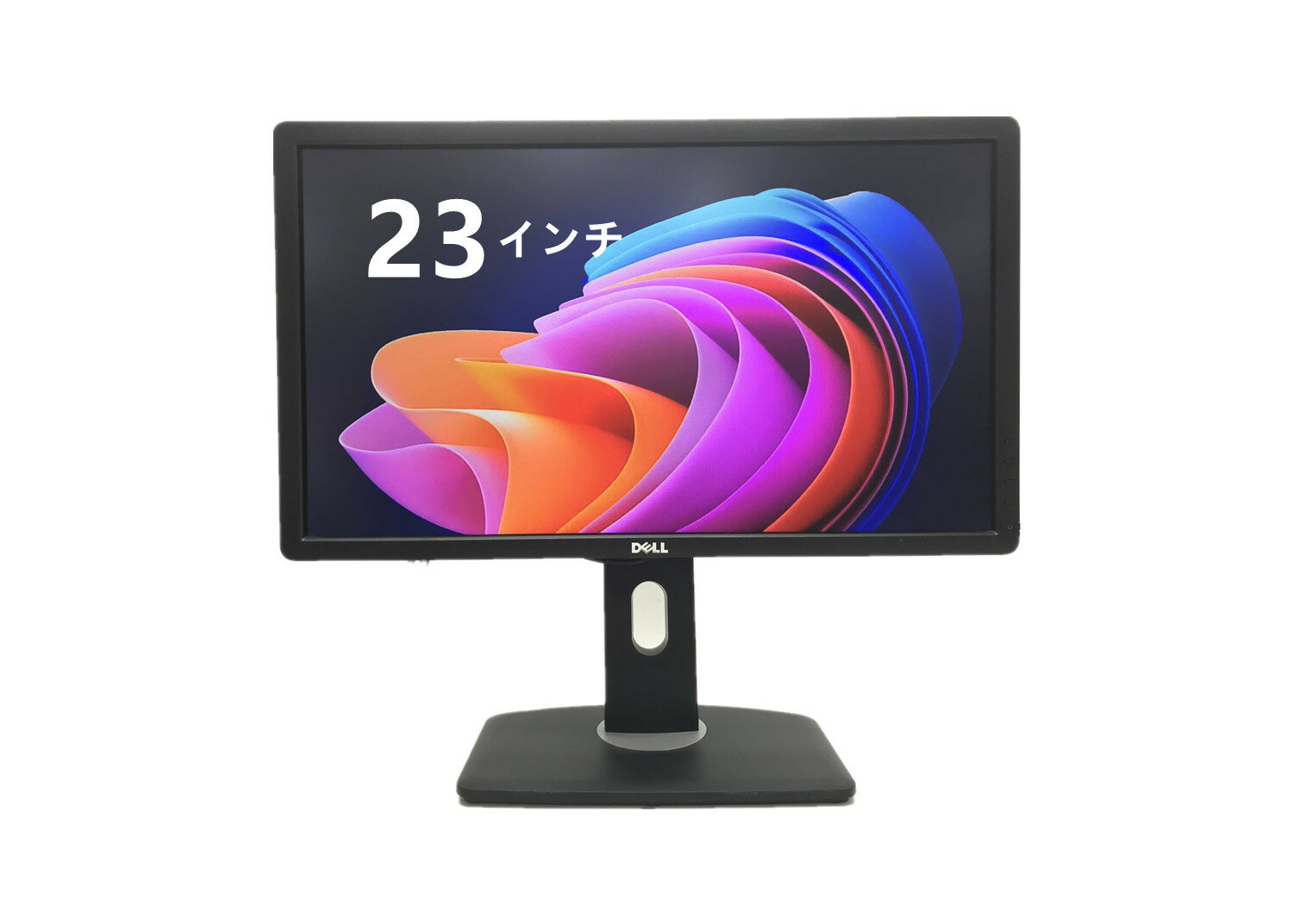 【送料無料】TF: 大画面 超精細DELL U2312HMT 23インチ ワイド液晶モニター 解像度1920 x 1080 古液晶モニター 中古ディスプレイ 昇降 回転可能 D-Sub DVI-D DisplayPort)【3ケ月保証】