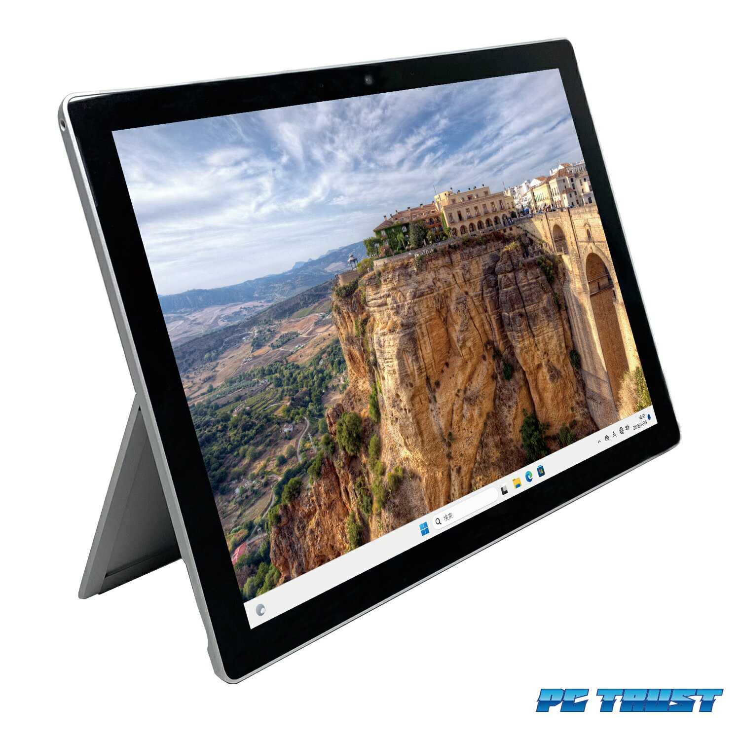 【送料無料】ETC: Microsoft Surface Pro 7+ model 1960 Windows11 intel core i3-1115G4 3.00GHz メモリ8GB SSD 128GB 無線LAN Office 付き 12インチ 内蔵カメラ　タブレットパソコン【中古】【3ケ月保証】 3
