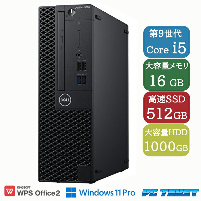 ̵ETCDELL Optiplex 3070 SFF Core i5-9500 3.00GHz /ꡧ16GB /SSD5...