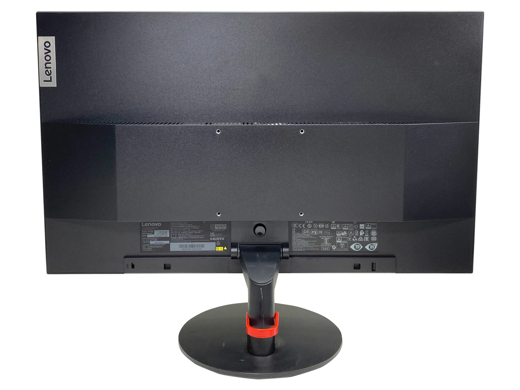 【中古美品】TF: Lenovo ThinkVision S24q-10 23.8インチ ワイド液晶モニター 24 型ワイド液晶ディスプレイ WQHD（2,560×1,440）解像度 ノングレア 【3ケ月保証】 - Image 2