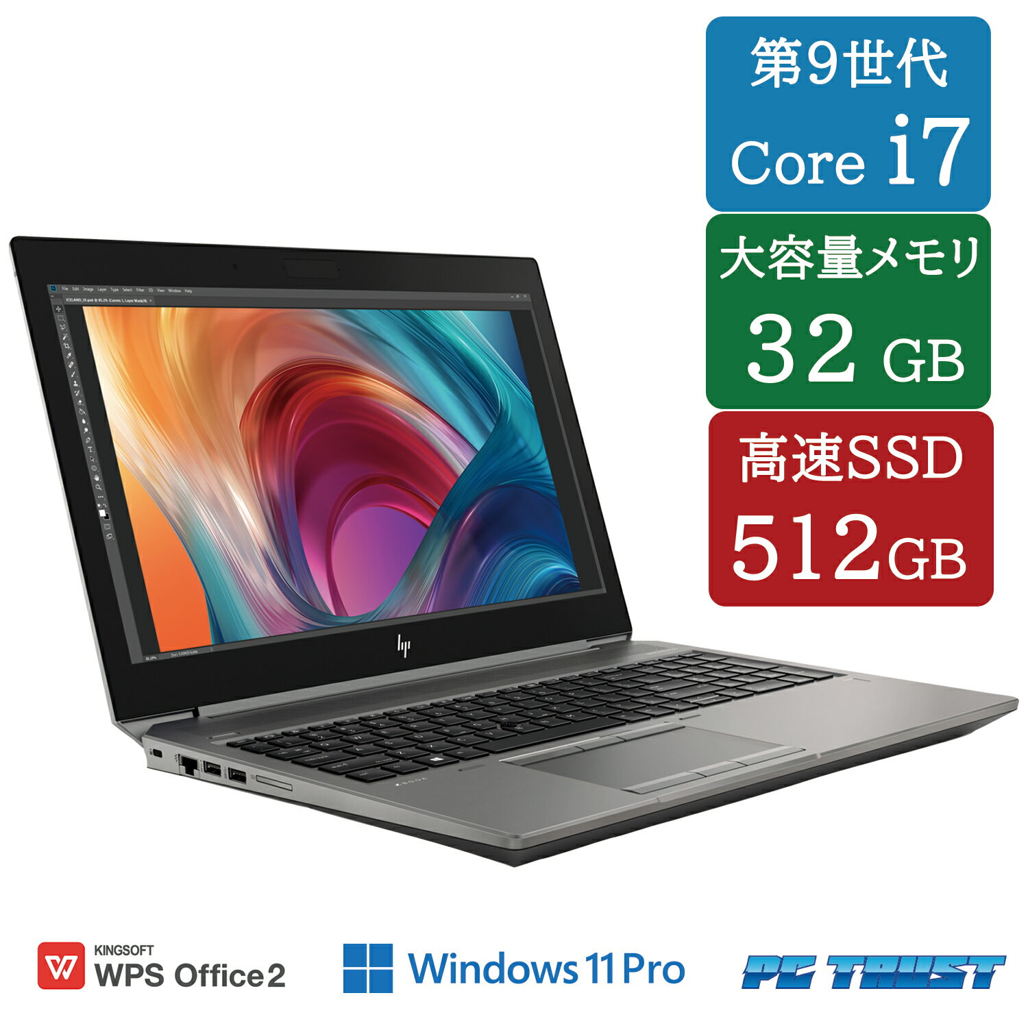 ̵NT: ®SSD HP ZBook 15 G6 Windows11 Pro intel Core i7-9850H 2.60G...