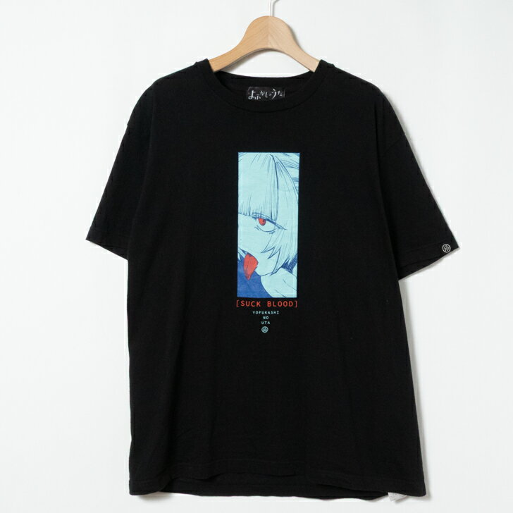 RE:SHAZAM よふかしのうた プリント Tシャツ ブラック系 L