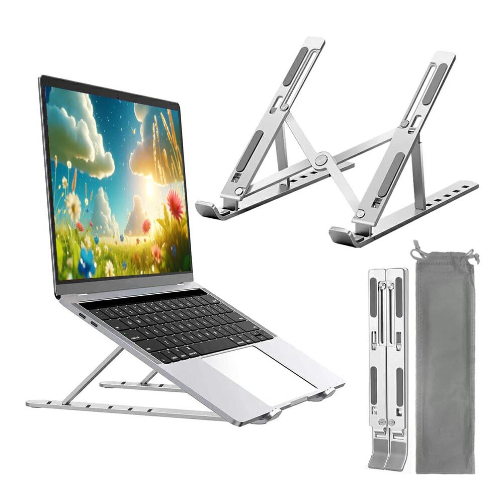 パソコンスタンド ノートPC スタンド ノートパソコンスタンド 角度調整 姿勢改善 折り畳み式 軽量 パソコン台 折りたたみ式 持ち運び便利 アルミ合金製 収納 便利pc 台 パソコン スタンド pcスタンド ノートパソコン ノートPCスタンド