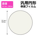 円形 丸型 汎用サイズ (直径291mm-300mm) 9H高硬度【ブルーライトカット】保護フィルム 【各サイズ】