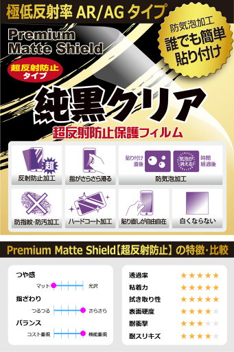 純黒クリア【 超反射防止 】保護フィルム スマートウォッチ QS28 日本製 自社製造直販