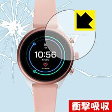 衝撃吸収保護フィルム FOSSIL Sport Smartwatch (FTW60シリーズ用) 日本製 自社製造直販