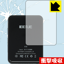 衝撃吸収【 光沢 】保護フィルム BENJIE X5 (背面のみ) 日本製 自社製造直販