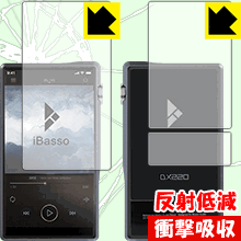 衝撃吸収【反射低減】保護フィルム iBasso Audio DX220 (両面セット) 日本製 自社製造直販