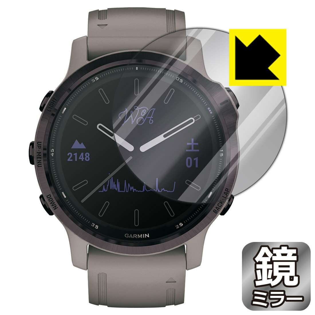 Mirror Shield ガーミン GARMIN fenix 6S Pro Dual Power 日本製 自社製造直販