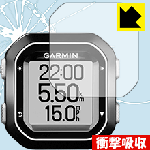 ※対応機種 : GARMIN Edge 25J / Edge 20シリーズ※写真はイメージです。特殊素材がしっかりと衝撃を吸収し、機器へのダメージをやわらげ、液晶画面をキズや衝撃から守ることができる『衝撃吸収保護フィルム』です。 ●衝撃を吸収して機器を保護特殊素材が外部からの衝撃を吸収し、機器へのダメージをやわらげます。●指紋が付きにくい防指紋コーティング表面は指紋がつきにくく、汚れを落としやすい、防指紋コーティング済みです。●高光沢で画像・映像がキレイ高い光線透過率で透明度が高く、画像・映像を忠実に、高品位な光沢感で再現します。●気泡の入りにくい特殊な自己吸着タイプ接着面は気泡の入りにくい特殊な自己吸着タイプなので、簡単に貼ることができます。また、はがしても跡が残らず、何度でも貼り直しが可能です。●機器にぴったり！専用サイズそれぞれの機器にぴったりな専用サイズだから、切らずに貼るだけです。衝撃を吸収する特殊素材「特殊シリコーン樹脂層」がしっかりと衝撃を吸収し、機器へのダメージをやわらげるので、液晶画面をキズや衝撃から守ることができます。※本製品は外部からの衝撃をやわらげるもので、画面や機器が破損・故障しないことを保障するものではありません。　衝撃吸収実験※このテストは、一般的な机の高さと同じ、70cmの高さから約200gの鉄球をガラスに落としておこなったものです。「通常の液晶保護フィルム」を貼ったものでは割れて、「衝撃吸収保護フィルム」を貼ったものは特殊シリコーン樹脂層がたわむことで衝撃を吸収して割れません。【ポスト投函送料無料】商品は【ポスト投函発送 (追跡可能メール便)】で発送します。お急ぎ、配達日時を指定されたい方は以下のクーポンを同時購入ください。【お急ぎ便クーポン】　プラス110円(税込)で速達扱いでの発送。お届けはポストへの投函となります。【配達日時指定クーポン】　プラス550円(税込)で配達日時を指定し、宅配便で発送させていただきます。【お急ぎ便クーポン】はこちらをクリック【配達日時指定クーポン】はこちらをクリック特殊素材が衝撃を吸収し、画面をキズや衝撃から守る液晶保護フィルム！