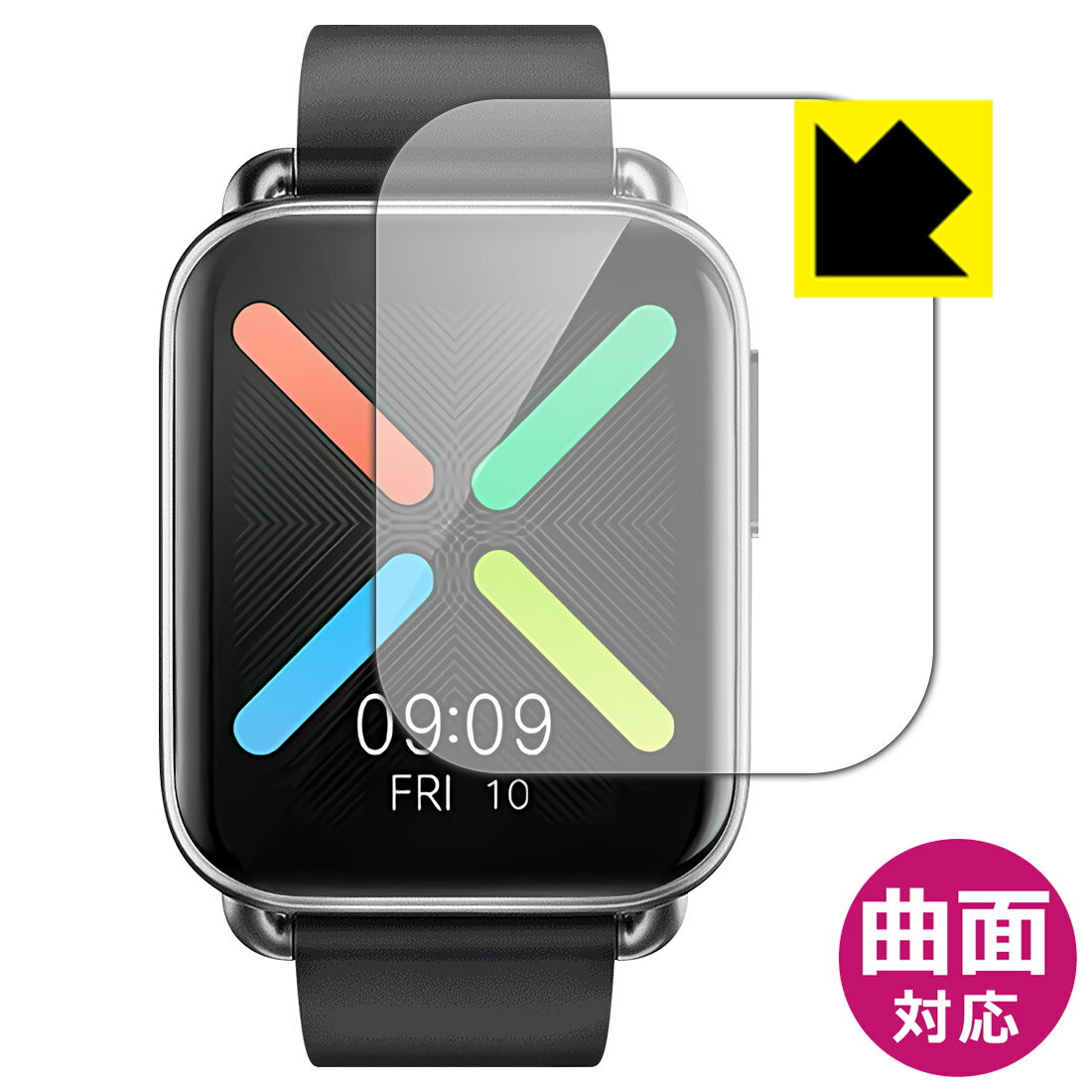 Flexible Shield【 光沢 】保護フィルム スマートウォッチ L12 (BLINZ-L12) 日本製 自社製造直販