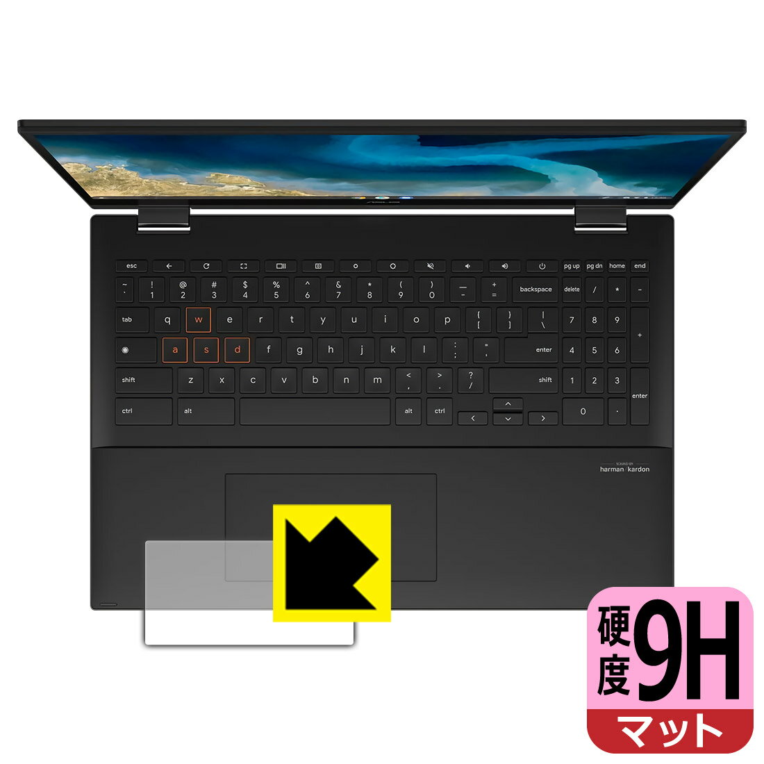 樂天商城 - 9H高硬度【 反射低減 】保護フィルム ASUS Chromebook Flip CM5 (CM5500FDA) タッチパッド用 日本製 自社製造直販