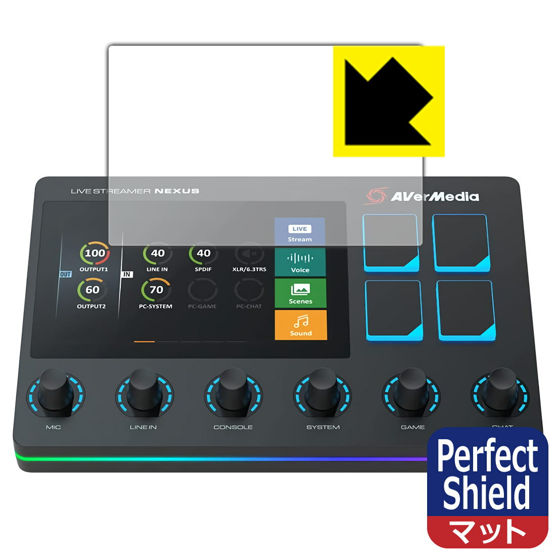 Perfect Shield LIVE STREAMER NEXUS AX310 (タッチパネル部用 ...