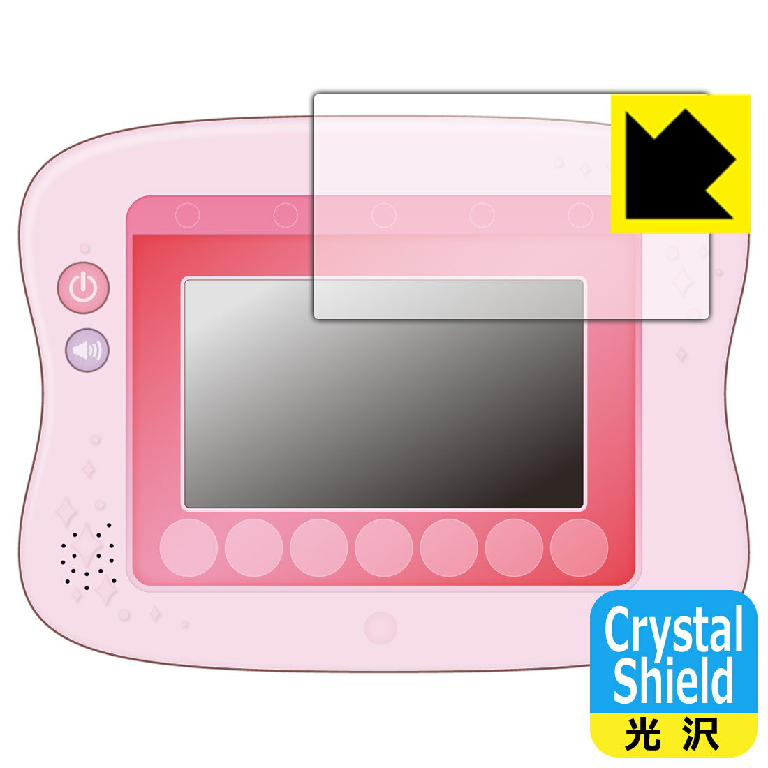 Crystal Shield マジカルプレイタイム できた!がひろがる ドリームトイパッド プラス/ディズニーキャラクターズ 用 液晶保護フィルム (3枚セット...