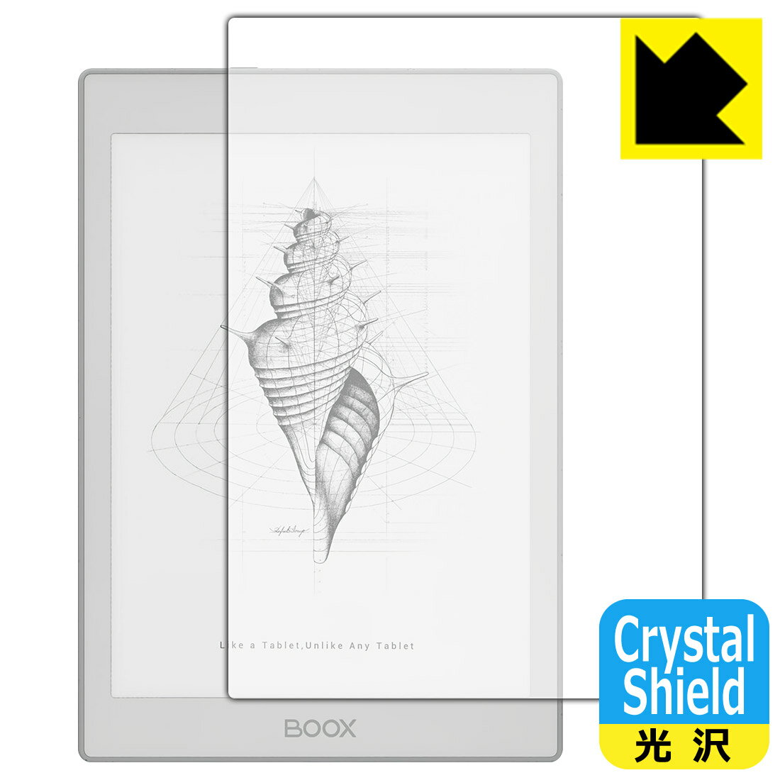 ●対応機種 : Onyx BOOX Nova Air2 / BOOX Nova Air専用の商品です。●内容量 : 3枚●「Crystal Shield」は高い透明度と光沢感で、保護フィルムを貼っていないかのようなクリア感のある『光沢タイプの保護フィルム』●安心の国産素材を使用。日本国内の自社工場で製造し出荷しています。【ポスト投函送料無料】商品は【ポスト投函発送 (追跡可能メール便)】で発送します。お急ぎ、配達日時を指定されたい方は以下のクーポンを同時購入ください。【お急ぎ便クーポン】　プラス110円(税込)で速達扱いでの発送。お届けはポストへの投函となります。【配達日時指定クーポン】　プラス550円(税込)で配達日時を指定し、宅配便で発送させていただきます。【お急ぎ便クーポン】はこちらをクリック【配達日時指定クーポン】はこちらをクリック 　 貼っていることを意識させないほどの高い透明度に、高級感あふれる光沢・クリアな仕上げとなります。 動画視聴や画像編集など、機器本来の発色を重視したい方におすすめです。 ハードコート加工がされており、キズや擦れに強くなっています。簡単にキズがつかず長くご利用いただけます。 表面はフッ素コーティングがされており、皮脂や汚れがつきにくく、また、落ちやすくなっています。 指滑りもなめらかで、快適な使用感です。 油性マジックのインクもはじきますので簡単に拭き取れます。 接着面は気泡の入りにくい特殊な自己吸着タイプです。素材に柔軟性があり、貼り付け作業も簡単にできます。また、はがすときにガラス製フィルムのように割れてしまうことはありません。 貼り直しが何度でもできるので、正しい位置へ貼り付けられるまでやり直すことができます。 抗菌加工によりフィルム表面の菌の繁殖を抑えることができます。清潔な画面を保ちたい方におすすめです。 ※抗菌率99.9％ / JIS Z2801 抗菌性試験方法による評価 最高級グレードの国産素材を日本国内の弊社工場で加工している完全な Made in Japan です。安心の品質をお届けします。 使用上の注意 ●本製品は機器の画面をキズなどから保護するフィルムです。他の目的にはご使用にならないでください。 ●本製品は液晶保護および機器本体を完全に保護することを保証するものではありません。機器の破損、損傷、故障、その他損害につきましては一切の責任を負いかねます。 ●製品の性質上、画面操作の反応が変化したり、表示等が変化して見える場合がございます。 ●貼り付け作業時の失敗(位置ズレ、汚れ、ゆがみ、折れ、気泡など)および取り外し作業時の破損、損傷などについては、一切の責任を負いかねます。 ●水に濡れた状態でのご使用は吸着力の低下などにより、保護フィルムがはがれてしまう場合がございます。防水対応の機器でご使用の場合はご注意ください。 ●アルコール類やその他薬剤を本製品に付着させないでください。表面のコーティングや吸着面が変質するおそれがあります。 ●品質向上のため、仕様などを予告なく変更する場合がございますので、予めご了承ください。