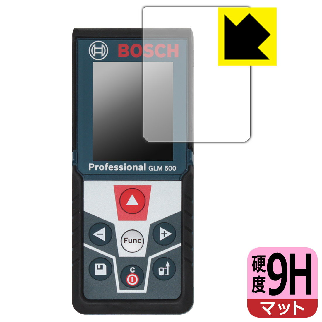 ボッシュ レーザー距離計 GLM 500 Professional 用 9H高硬度【 反射低減 】保護フィルム 日本製 自社製造直販