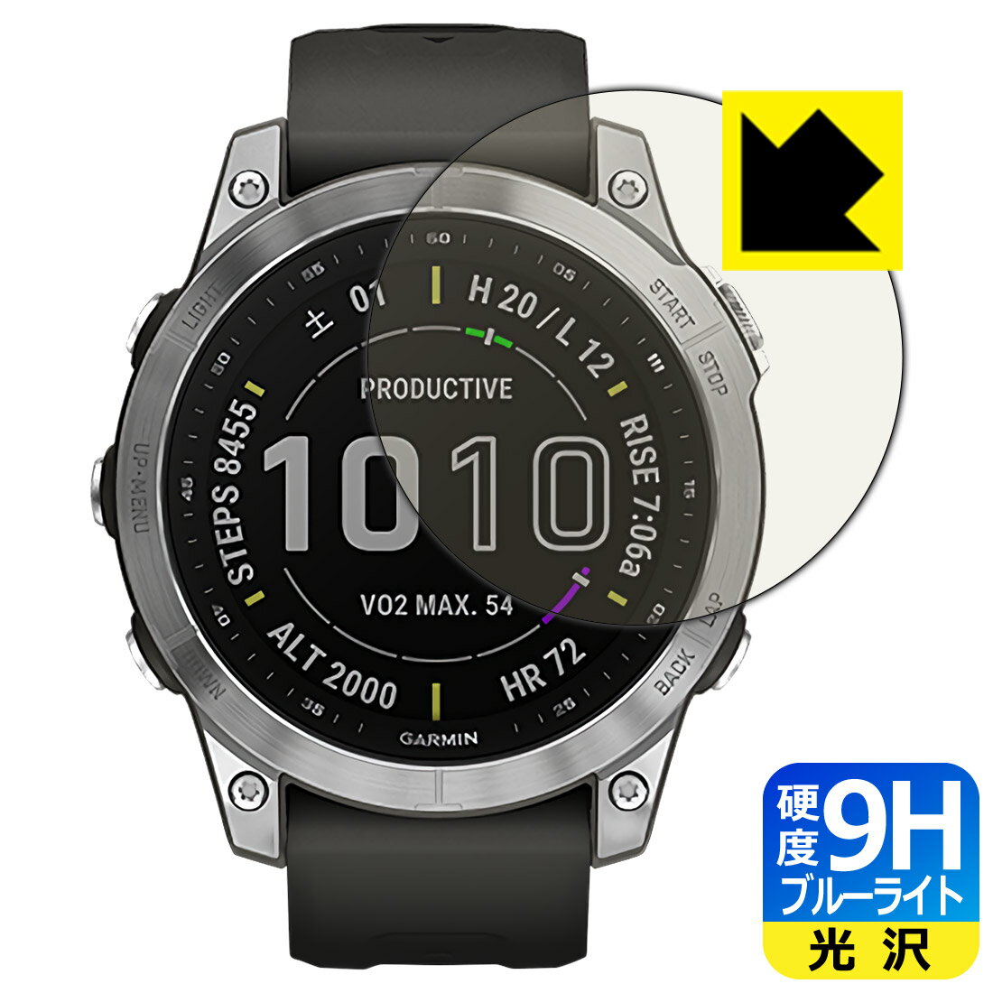 9H١ ֥롼饤ȥå ݸե ߥ GARMIN fenix 7 / fenix 7 Sapphire Dual Power  ...