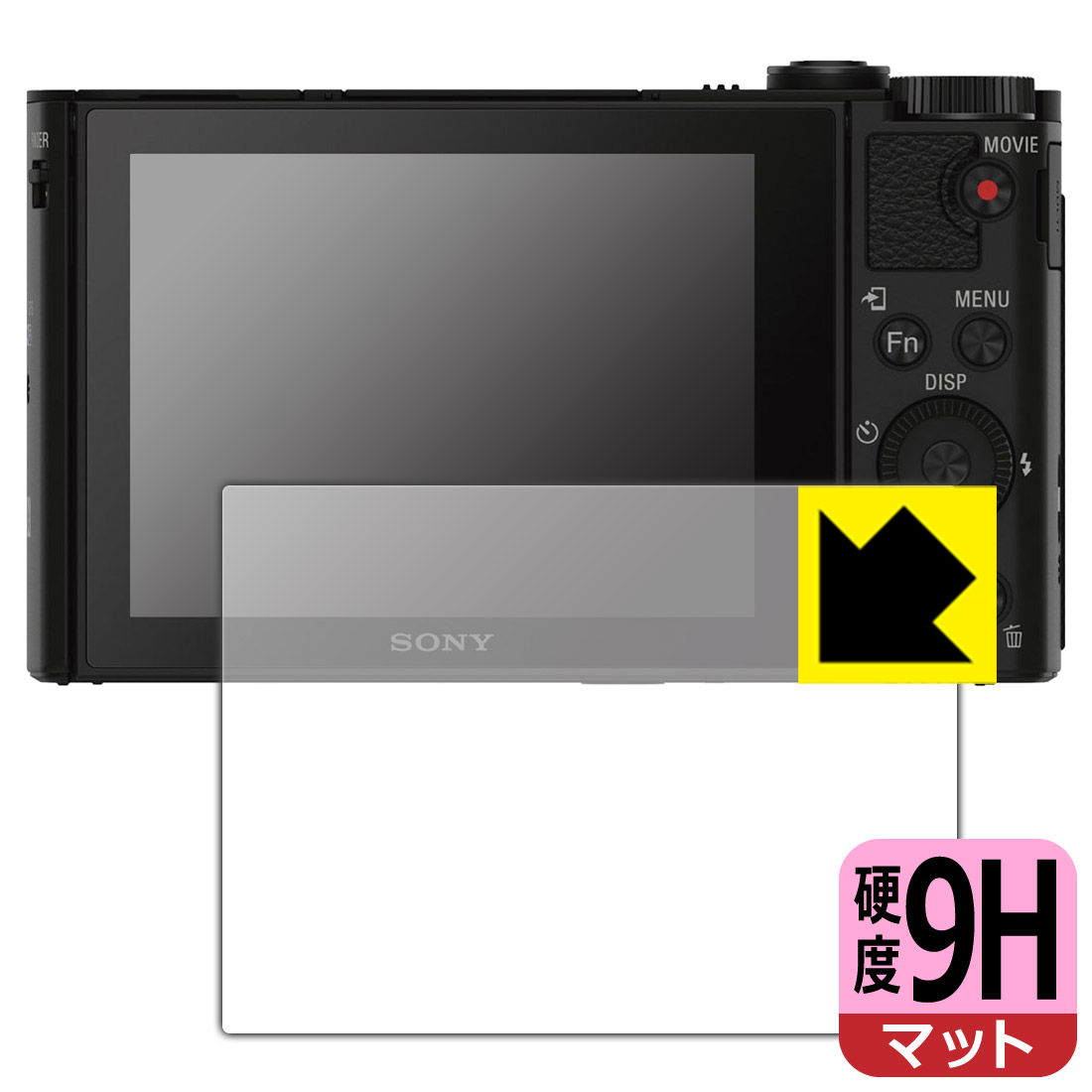 ●対応機種 : SONY デジタルスチルカメラ Cyber-shot HX90V (DSC-HX90V) / WX500 (DSC-WX500)●内容量 : 1枚●柔軟性があり、ガラスフィルムのように衝撃を受けても割れない『9H高硬度【反射低減】保護フィルム』 ●安心の国産素材を使用。日本国内の自社工場で製造し出荷しています。【ポスト投函送料無料】商品は【ポスト投函発送 (追跡可能メール便)】で発送します。お急ぎ、配達日時を指定されたい方は以下のクーポンを同時購入ください。【お急ぎ便クーポン】　プラス110円(税込)で速達扱いでの発送。お届けはポストへの投函となります。【配達日時指定クーポン】　プラス550円(税込)で配達日時を指定し、宅配便で発送させていただきます。【お急ぎ便クーポン】はこちらをクリック【配達日時指定クーポン】はこちらをクリック 　 表面硬度はガラスフィルムと同等の9Hですが、しなやかな柔軟性がある「超ハードコートPETフィルム」なので衝撃を受けても割れません。厚みも一般的なガラスフィルムより薄い約0.2mmでタッチ操作の感度も良好です。(※1) 表面に微細な凹凸を作ることにより、外光を乱反射させギラツキを抑える「アンチグレア加工」がされております。 屋外での太陽光の映り込み、屋内でも蛍光灯などの映り込みが気になるシーンが多い方におすすめです。 また、指紋がついた場合でも目立ちにくいという特長があります。 反射防止のアンチグレア加工で指紋が目立ちにくい上、表面はフッ素コーティングがされており、皮脂や汚れがつきにくく、また、落ちやすくなっています。指滑りはさらさらな使用感です。 油性マジックのインクもはじきますので簡単に拭き取れます。 接着面は気泡の入りにくい特殊な自己吸着タイプです。素材に柔軟性があり、貼り付け作業も簡単にできます。また、はがすときにガラス製フィルムのように割れてしまうことはありません。 貼り直しが何度でもできるので、正しい位置へ貼り付けられるまでやり直すことができます。 最高級グレードの国産素材を日本国内の弊社工場で加工している完全な Made in Japan です。安心の品質をお届けします。 ※1「表面硬度 9H」の表示は素材として使用しているフィルムの性能です。機器に貼り付けた状態の測定結果ではありません。 使用上の注意 ●本製品は機器の画面をキズなどから保護するフィルムです。他の目的にはご使用にならないでください。 ●本製品は液晶保護および機器本体を完全に保護することを保証するものではありません。機器の破損、損傷、故障、その他損害につきましては一切の責任を負いかねます。 ●製品の性質上、画面操作の反応が変化したり、表示等が変化して見える場合がございます。 ●貼り付け作業時の失敗(位置ズレ、汚れ、ゆがみ、折れ、気泡など)および取り外し作業時の破損、損傷などについては、一切の責任を負いかねます。 ●水に濡れた状態でのご使用は吸着力の低下などにより、保護フィルムがはがれてしまう場合がございます。防水対応の機器でご使用の場合はご注意ください。 ●アルコール類やその他薬剤を本製品に付着させないでください。表面のコーティングや吸着面が変質するおそれがあります。 ●品質向上のため、仕様などを予告なく変更する場合がございますので、予めご了承ください。