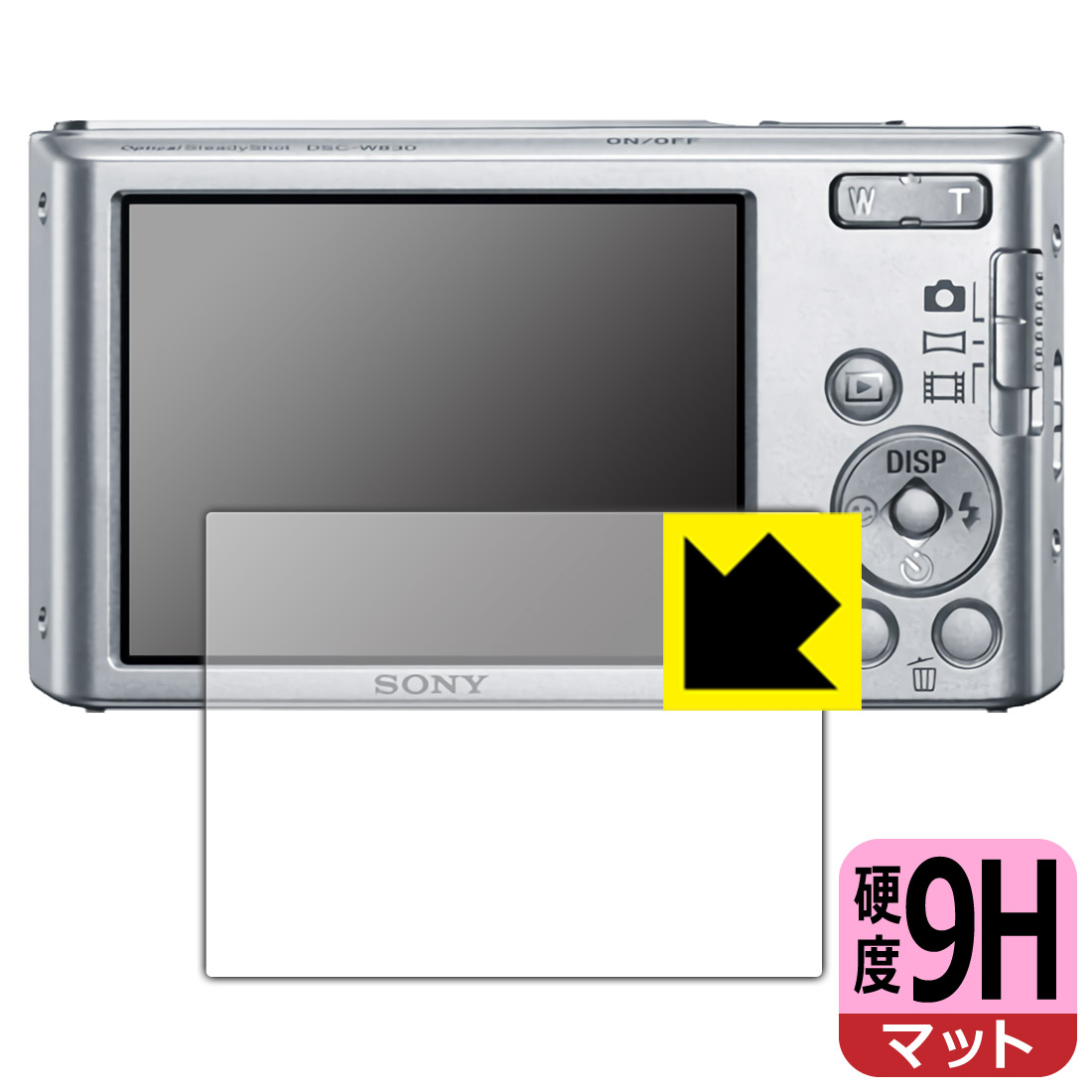 9H高硬度【 反射低減 】保護フィルム Cyber-Shot W830 日本製 自社製造直販