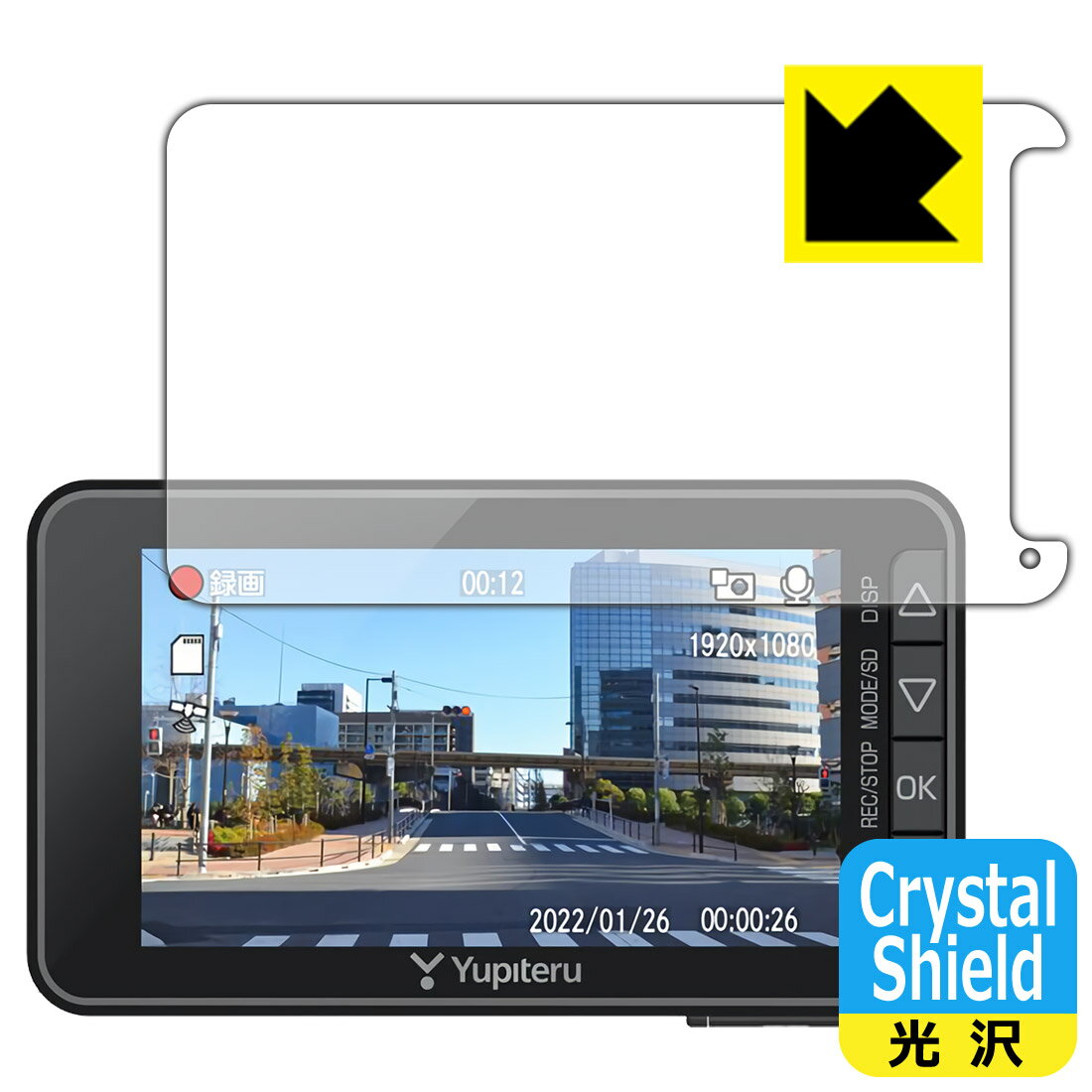 Crystal Shield  ݸե ɥ饤֥쥳 Y-230d/SN-TW85d/WDT770d  ¤ľ