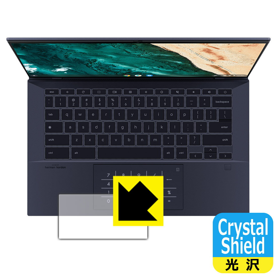 Crystal Shield  ݸե ASUS Chromebook CX9 (CX9400CEA) åѥå  ¤ľ