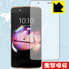 衝撃吸収【 光沢 】保護フィルム IDOL 4 (前面のみ) 日本製 自社製造直販