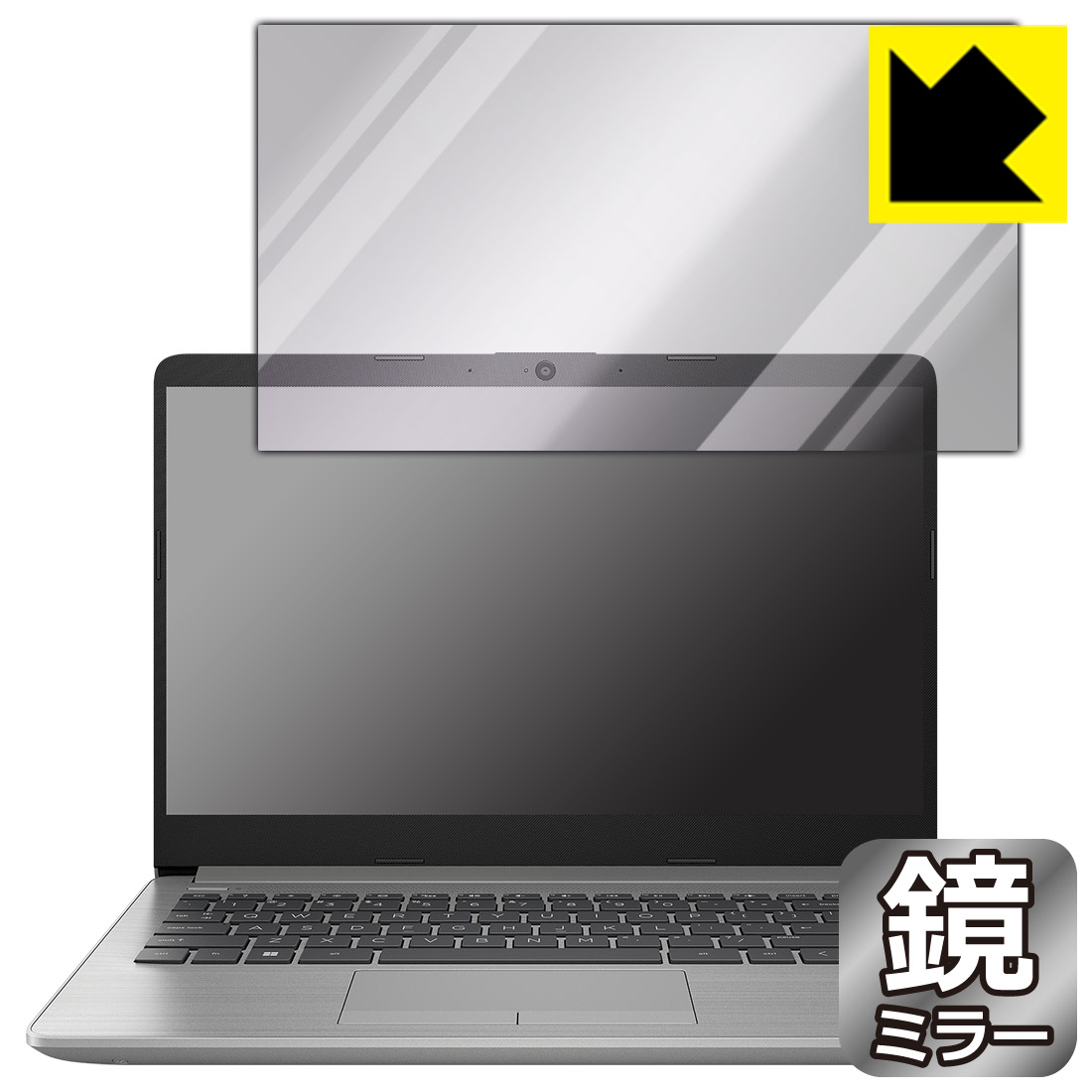 ●対応機種 : HP 245 G9専用の商品です。●製品内容 : 液晶用1枚●画面が鏡になり、機器の画面でさりげなく身だしなみチェック！のぞき見防止にも！●安心の国産素材を使用。日本国内の自社工場で製造し出荷しています。【ポスト投函送料無料】商品は【ポスト投函発送 (追跡可能メール便)】で発送します。お急ぎ、配達日時を指定されたい方は以下のクーポンを同時購入ください。【お急ぎ便クーポン】　プラス110円(税込)で速達扱いでの発送。お届けはポストへの投函となります。【配達日時指定クーポン】　プラス550円(税込)で配達日時を指定し、宅配便で発送させていただきます。【お急ぎ便クーポン】はこちらをクリック【配達日時指定クーポン】はこちらをクリック 　 画面が消えると鏡に早変わり！さりげない身だしなみのチェックなどに活用できます。透明フィルムより映り込みがありますので、その分、のぞき見防止の効果もあります。 ※構造（ハーフミラー）の都合上、貼り付ける面が暗い色の場合にだけ鏡のように見えます。そのため、白色など明るい色の機器に貼り付けたときには、明るい色の部分が鏡に見えません。この製品は黒い色の機器でのご利用をおすすめします。 ※仕様上、一般的な保護シートより光線透過率が下がります(約50%)。ご了承ください。 ハードコート加工がされており、キズや擦れに強くなっています。簡単にキズがつかず長くご利用いただけます。 指紋や汚れのつきにくい防汚コーティングがされています。 接着面は気泡の入りにくい特殊な自己吸着タイプです。素材に柔軟性があり、貼り付け作業も簡単にできます。また、はがすときにガラス製フィルムのように割れてしまうことはありません。 貼り直しが何度でもできるので、正しい位置へ貼り付けられるまでやり直すことができます。 最高級グレードの国産素材を日本国内の弊社工場で加工している完全な Made in Japan です。安心の品質をお届けします。 使用上の注意 ●本製品は機器の画面をキズなどから保護するフィルムです。他の目的にはご使用にならないでください。 ●本製品は液晶保護および機器本体を完全に保護することを保証するものではありません。機器の破損、損傷、故障、その他損害につきましては一切の責任を負いかねます。 ●製品の性質上、画面操作の反応が変化したり、表示等が変化して見える場合がございます。 ●貼り付け作業時の失敗(位置ズレ、汚れ、ゆがみ、折れ、気泡など)および取り外し作業時の破損、損傷などについては、一切の責任を負いかねます。 ●水に濡れた状態でのご使用は吸着力の低下などにより、保護フィルムがはがれてしまう場合がございます。防水対応の機器でご使用の場合はご注意ください。 ●アルコール類やその他薬剤を本製品に付着させないでください。表面のコーティングや吸着面が変質するおそれがあります。 ●品質向上のため、仕様などを予告なく変更する場合がございますので、予めご了承ください。