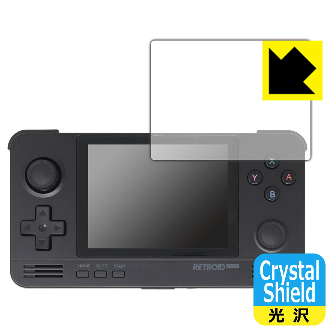 Crystal Shield保護フィルム RETROID pocket 2+ 日本製 自社製造直販