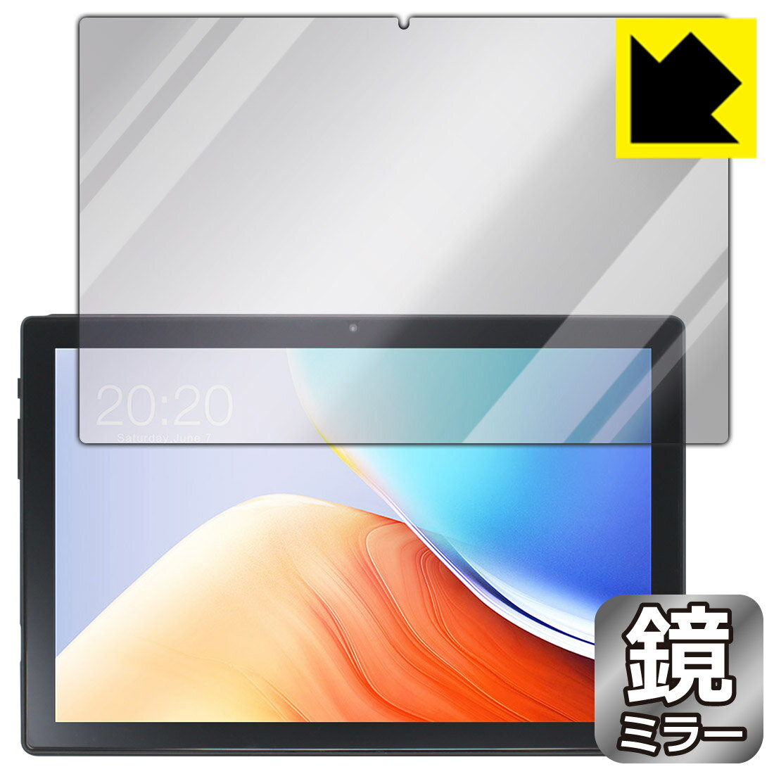 ●対応機種 : Teclast M40S専用の商品です。　　★重要★「Teclast M40S」専用の保護フィルムです。似たような名前の機種が他にございますので、お間違いのないようお気をつけください。●内容量 : 1枚●※この機器は周辺部が曲面となったラウンド仕様のため、保護フィルムを端まで貼ることができません。(表示部分はカバーしています)●画面が鏡になり、機器の画面でさりげなく身だしなみチェック！のぞき見防止にも！●安心の国産素材を使用。日本国内の自社工場で製造し出荷しています。【ポスト投函送料無料】商品は【ポスト投函発送 (追跡可能メール便)】で発送します。お急ぎ、配達日時を指定されたい方は以下のクーポンを同時購入ください。【お急ぎ便クーポン】　プラス110円(税込)で速達扱いでの発送。お届けはポストへの投函となります。【配達日時指定クーポン】　プラス550円(税込)で配達日時を指定し、宅配便で発送させていただきます。【お急ぎ便クーポン】はこちらをクリック【配達日時指定クーポン】はこちらをクリック 　 画面が消えると鏡に早変わり！さりげない身だしなみのチェックなどに活用できます。透明フィルムより映り込みがありますので、その分、のぞき見防止の効果もあります。 ※構造（ハーフミラー）の都合上、貼り付ける面が暗い色の場合にだけ鏡のように見えます。そのため、白色など明るい色の機器に貼り付けたときには、明るい色の部分が鏡に見えません。この製品は黒い色の機器でのご利用をおすすめします。 ※仕様上、一般的な保護シートより光線透過率が下がります(約50%)。ご了承ください。 ハードコート加工がされており、キズや擦れに強くなっています。簡単にキズがつかず長くご利用いただけます。 指紋や汚れのつきにくい防汚コーティングがされています。 接着面は気泡の入りにくい特殊な自己吸着タイプです。素材に柔軟性があり、貼り付け作業も簡単にできます。また、はがすときにガラス製フィルムのように割れてしまうことはありません。 貼り直しが何度でもできるので、正しい位置へ貼り付けられるまでやり直すことができます。 最高級グレードの国産素材を日本国内の弊社工場で加工している完全な Made in Japan です。安心の品質をお届けします。 使用上の注意 ●本製品は機器の画面をキズなどから保護するフィルムです。他の目的にはご使用にならないでください。 ●本製品は液晶保護および機器本体を完全に保護することを保証するものではありません。機器の破損、損傷、故障、その他損害につきましては一切の責任を負いかねます。 ●製品の性質上、画面操作の反応が変化したり、表示等が変化して見える場合がございます。 ●貼り付け作業時の失敗(位置ズレ、汚れ、ゆがみ、折れ、気泡など)および取り外し作業時の破損、損傷などについては、一切の責任を負いかねます。 ●水に濡れた状態でのご使用は吸着力の低下などにより、保護フィルムがはがれてしまう場合がございます。防水対応の機器でご使用の場合はご注意ください。 ●アルコール類やその他薬剤を本製品に付着させないでください。表面のコーティングや吸着面が変質するおそれがあります。 ●品質向上のため、仕様などを予告なく変更する場合がございますので、予めご了承ください。