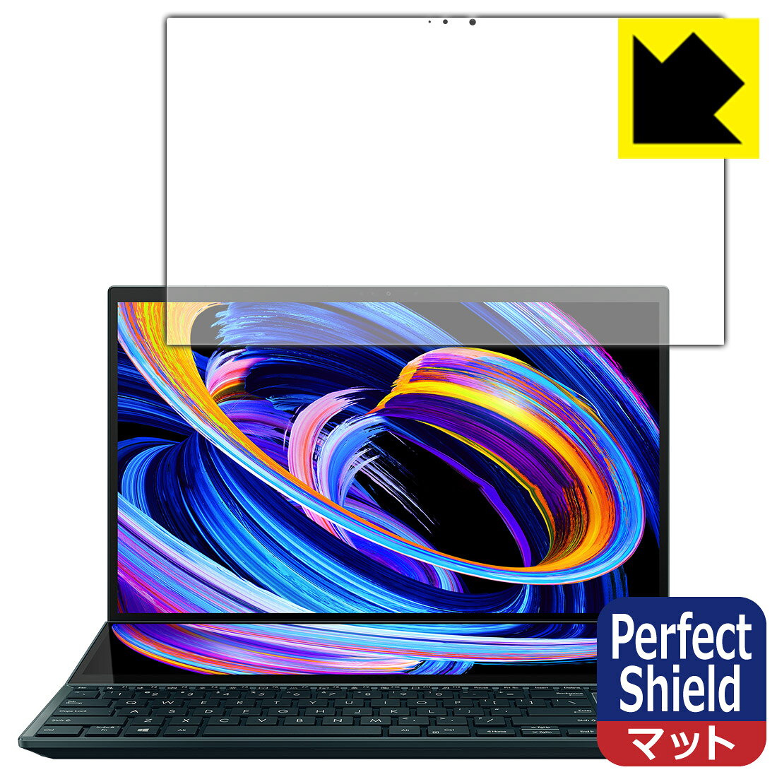 Perfect Shield保護フィルム ASUS ZenBook Pro Duo 15 OLED (UX582) メインディスプレイ用 (3枚セット) 日本製 自社製造直販