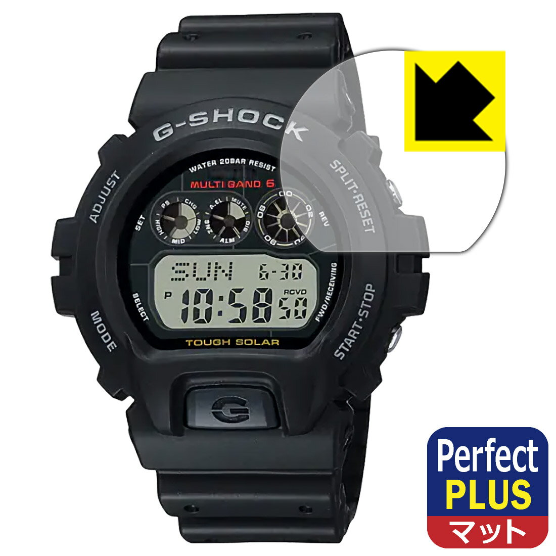 Perfect Shield Plus【 反射低減 】保護フィルム G-SHOCK GW-6900シリーズ / GW-6901K / GW-6902K / GW-6903K 日本製 自社製造直販
