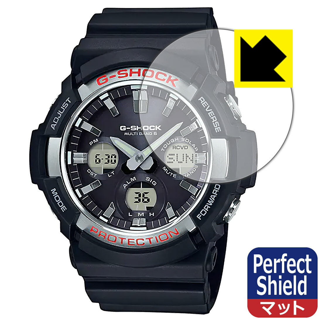 Perfect Shield【反射低減】保護フィルム G-SHOCK GAW-100シリーズ 日本製 自社製造直販