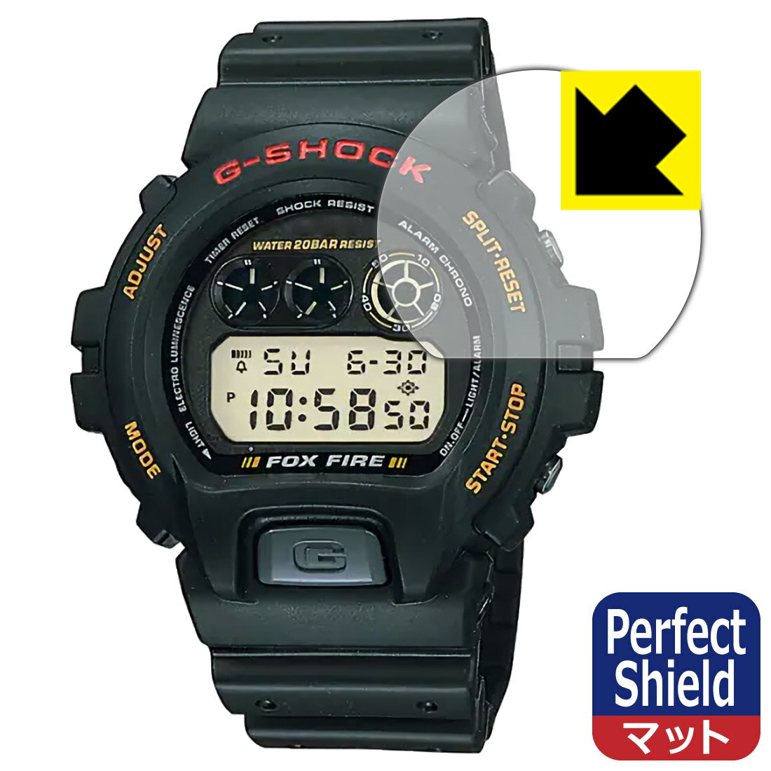 Perfect Shield【 反射低減 】保護フィルム G-SHOCK DW-6900シリーズ (3枚セット) 日本製 自社製造直販