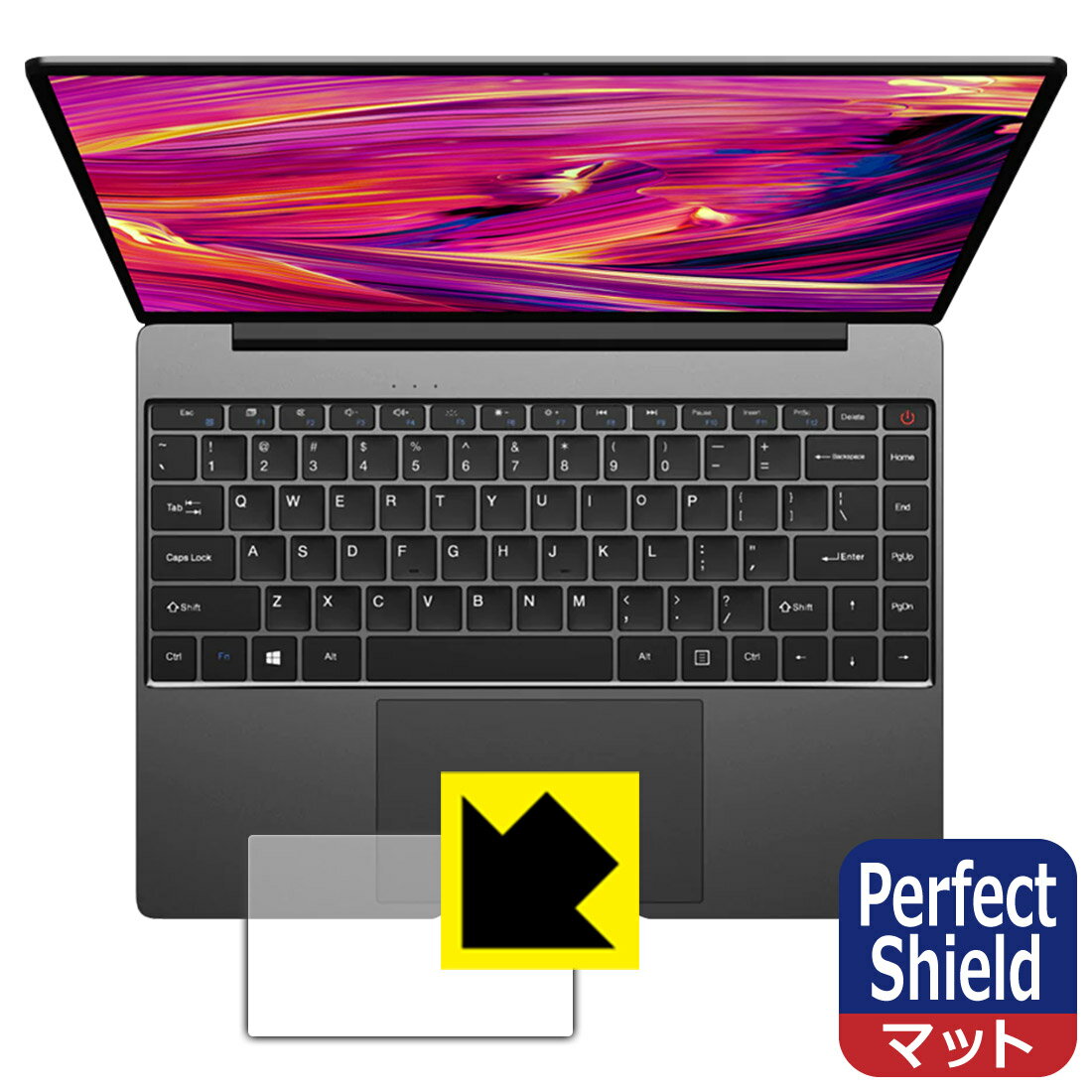 Perfect Shield【反射低減】保護フィルム CHUWI GemiBook Pro (タッチパッド用) 3枚セット 日本製 自社製造直販