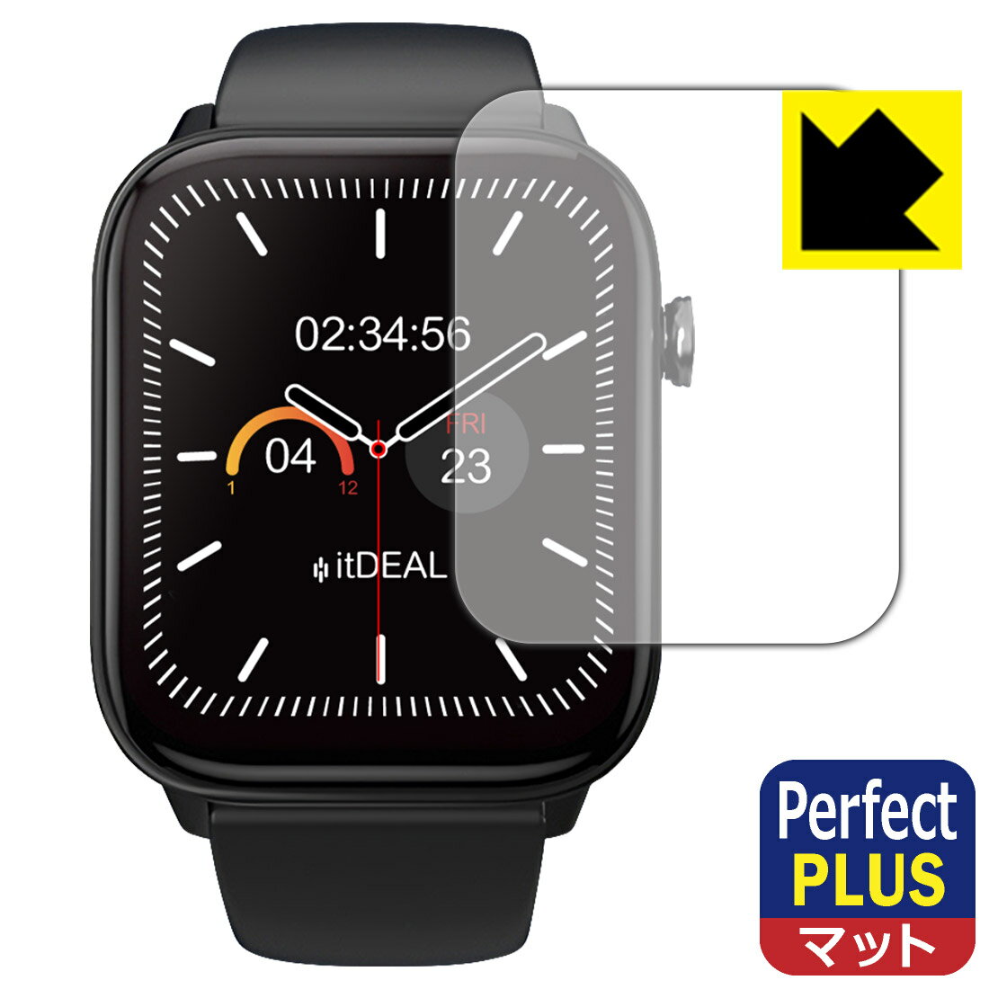 Perfect Shield Plus【 反射低減 】保護フィルム itDEAL スマートウォッチ M18 日本製 自社製造直販