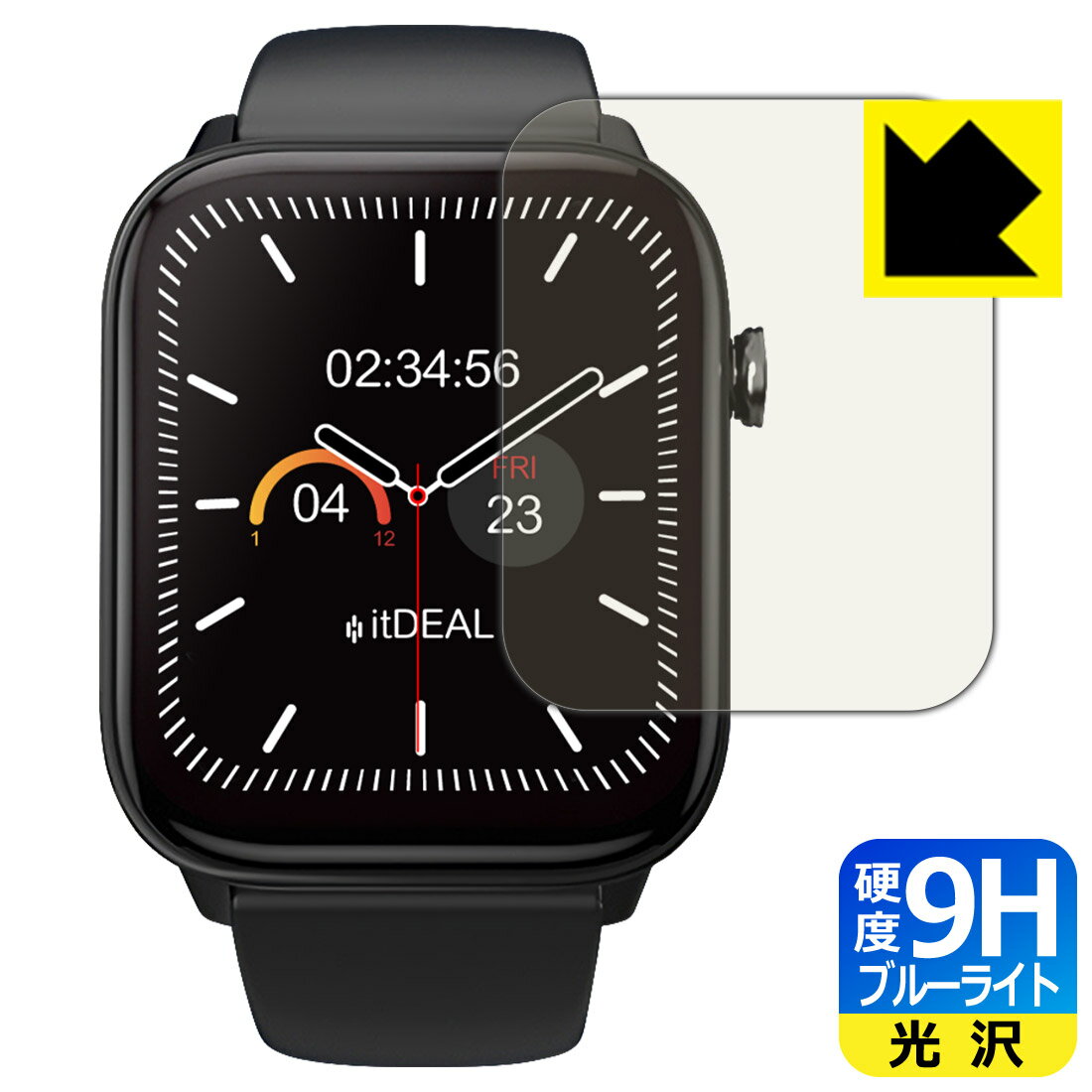 樂天商城 - 9H高硬度【 ブルーライトカット 】保護フィルム itDEAL スマートウォッチ M18 日本製 自社製造直販