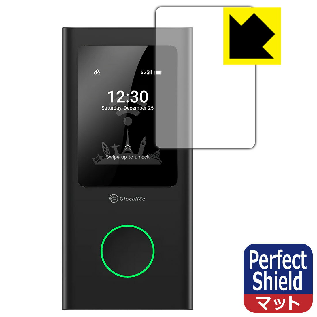 Perfect Shield【反射低減】保護フィルム GlocalMe U50 Numen Air (画面用) 3枚セット 日本製 自社製造直販