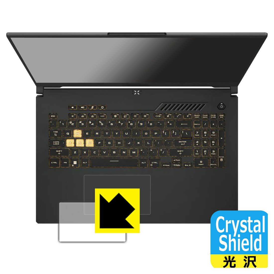 Crystal Shield  ݸե ASUS TUF Gaming F17 (2023) FX707V/FX707Z (åѥå)  ¤ľ