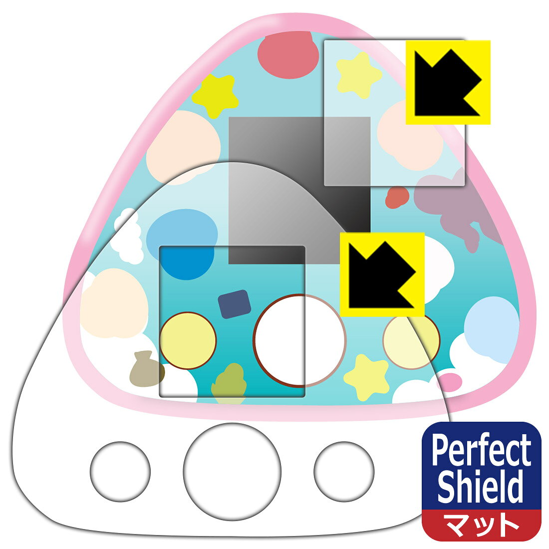 치이카와 치이카와와 함께 Perfect Shield[반사 저감]보호 필름(화면용/후치용) 일본제 자사 제조 직판