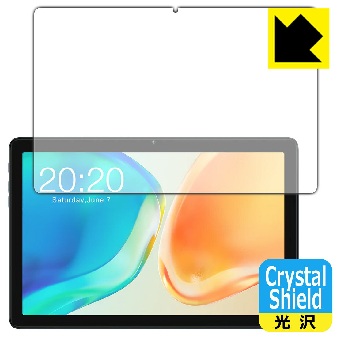 Crystal Shield【光沢】保護フィルム Teclast M40 Plus / M40 Plus (2023年・アップグレード版) 画面用 日本製 自社製造直販