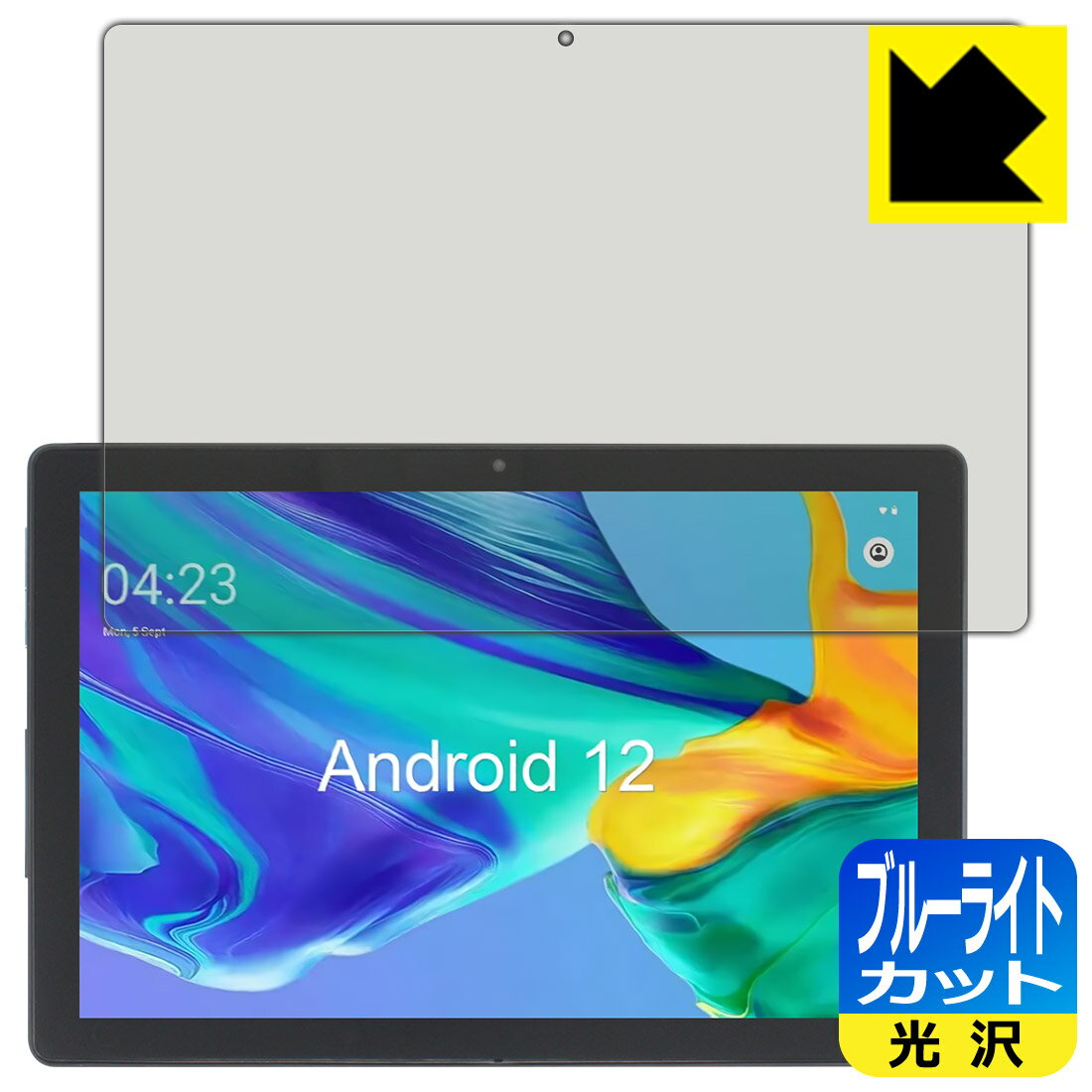 Rakuten - ブルーライトカット【 光沢 】保護フィルム BAKEN 10.1インチ タブレット L10 日本製 自社製造直販