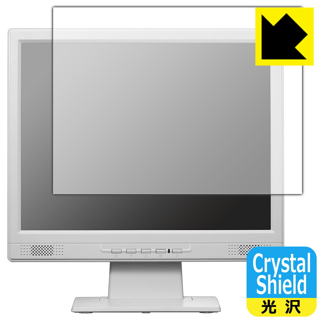 Crystal Shieldڸݸե I-O DATA LCD-SAX151DW/LCD-SAX151DB-T (3祻å)  ¤ľ