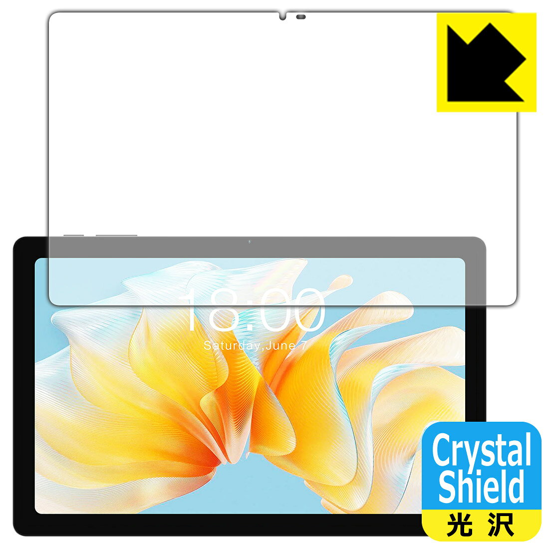 対応機種●対応機種 : Teclast T40 Air専用の商品です。●製品内容 : 画面用フィルム3枚・クリーニングワイプ1個●「Crystal Shield」は高い透明度と光沢感で、保護フィルムを貼っていないかのようなクリア感のある『光沢タイプの保護フィルム』●安心の国産素材を使用。日本国内の自社工場で製造し出荷しています。 ★貼り付け失敗交換サービス対象商品★ 国内自社工場製造・発送だからできる 安心の製品保証とサポート ■製品保証 お届けした製品が誤っていたり、不具合があった場合などには、お届けから1ヶ月以内にメールにてお問い合わせください。交換等対応させていただきます。[キャンセル・返品（返金・交換）について] ■■貼り付け失敗時の交換サービス■■貼り付けに失敗しても1回だけ無償交換ができます。(失敗したフィルムをお送りいただき、新品に無償交換します。往復の送料のみお客様にご負担をお願いいたします。詳しくは製品に同封の紙をご確認ください) ■■保護フィルム貼り付け代行サービス■■保護フィルムの貼り付け作業に自信がない方には、PDA工房で貼り付け作業を代行いたします。(PDA工房の保護フィルムのみが対象です。詳しくは製品に同封の紙をご確認ください) Crystal Shield【光沢】保護フィルム 素材説明 ■高級感あふれる光沢と画質を損なわない透明度！貼っていることを意識させないほどの高い透明度に、高級感あふれる光沢・クリアな仕上げとなります。動画視聴や画像編集など、機器本来の発色を重視したい方におすすめです。■ハードコートでスリキズを防ぎ、フッ素加工で汚れもつきにくい！ハードコート加工がされており、キズや擦れに強くなっています。簡単にキズがつかず長くご利用いただけます。表面はフッ素コーティングがされており、皮脂や汚れがつきにくく、また、落ちやすくなっています。指滑りもなめらかで、快適な使用感です。■気泡の入りにくい特殊な自己吸着タイプ接着面は気泡の入りにくい特殊な自己吸着タイプです。素材に柔軟性があり、貼り付け作業も簡単にできます。また、はがすときにガラス製フィルムのように割れてしまうことはありません。貼り直しが何度でもできるので、正しい位置へ貼り付けられるまでやり直すことができます。■抗菌加工で清潔抗菌加工によりフィルム表面の菌の繁殖を抑えることができます。清潔な画面を保ちたい方におすすめです。※抗菌率99.9％ / JIS Z2801 抗菌性試験方法による評価■安心の日本製最高級グレードの国産素材を日本国内の弊社工場で加工している完全な Made in Japan です。安心の品質をお届けします。 【ポスト投函送料無料】商品は【ポスト投函発送 (追跡可能メール便)】で発送します。お急ぎ、配達日時を指定されたい方は以下のクーポンを同時購入ください。【お急ぎ便クーポン】　プラス110円(税込)で速達扱いでの発送。お届けはポストへの投函となります。【配達日時指定クーポン】　プラス550円(税込)で配達日時を指定し、宅配便で発送させていただきます。【お急ぎ便クーポン】はこちらをクリック【配達日時指定クーポン】はこちらをクリック