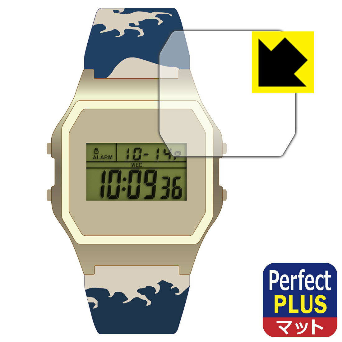 Perfect Shield Plus【反射低減】保護フィルム TIMEX Classic Digital TIMEX 80 The MET ホクサイ / The MET ヒロシゲ 日本製 自社製造直販